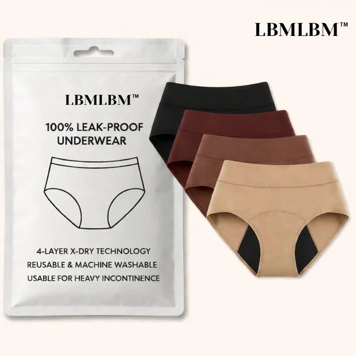 Aqualuxe | 100% Lekvrije Ondergoed 4-Pack voor Ultiem Comfort
