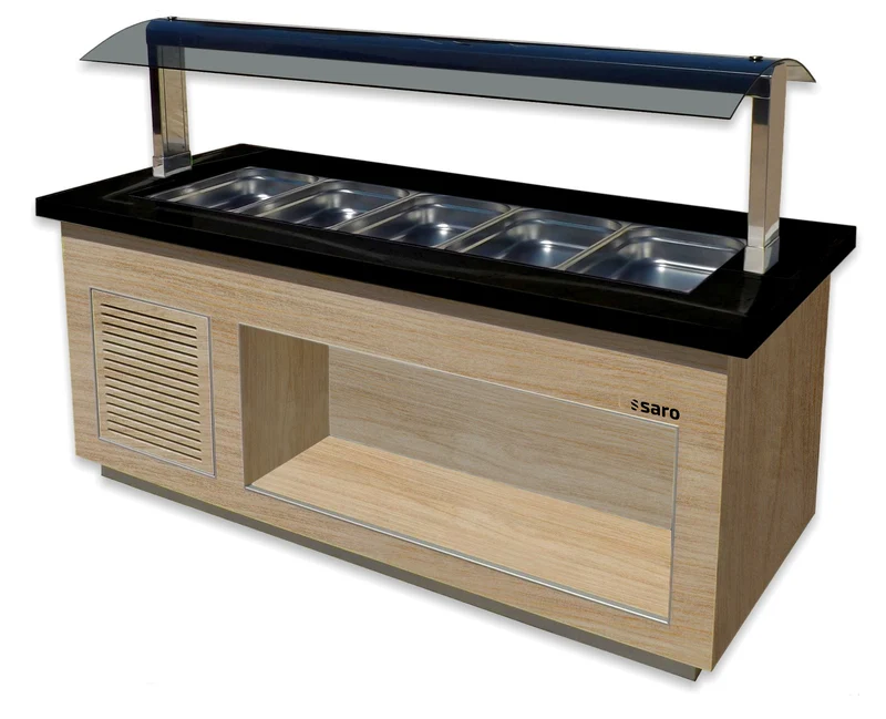 Saro Heißes Buffet für 5x 1 / 1 GN, PREMIUM LINE SB-H200 OAK