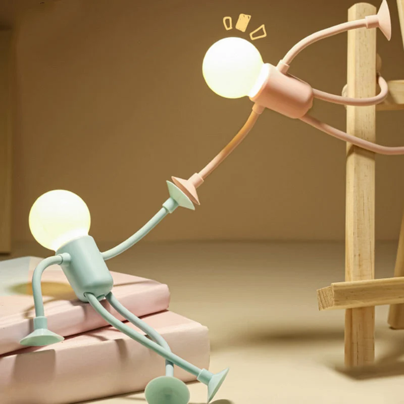 LumiFlex | LED Tafellamp Flexibel Creatieve Decoratie voor Woonkamer en Kinderkamer Energiezuinig Modern 4 Kleuren