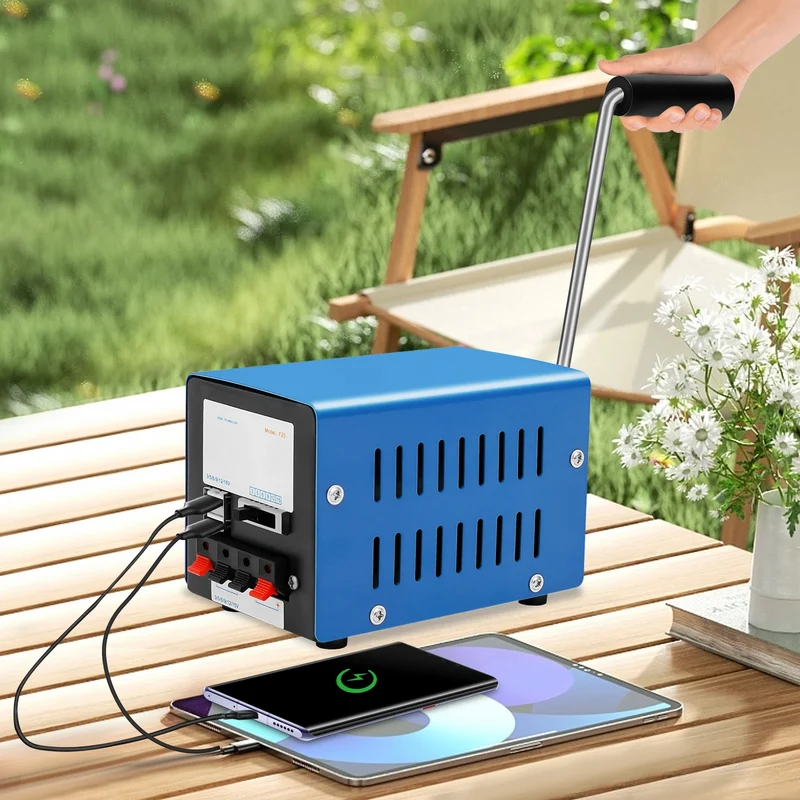 Mini Handdynamo USB Generator – Stroom zonder Net