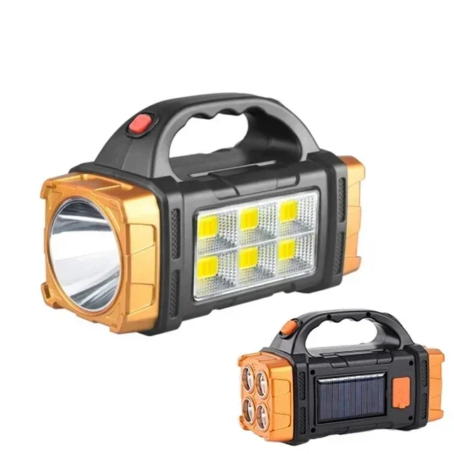 Zonne-energie Powerbank met Zaklamp – All-in-One Noodstroom