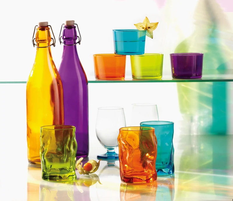 Bormioli Rocco Bügelflasche Giara - Hellblau - 1 Liter