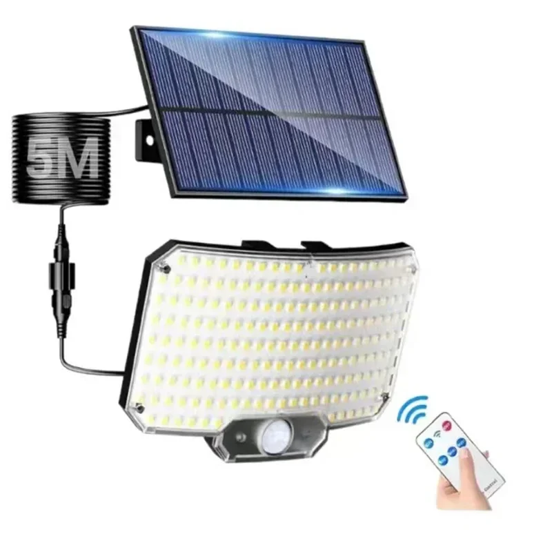 Zonne-energie Buitenlamp met Bewegingssensor – Veiligheid bij Crisis