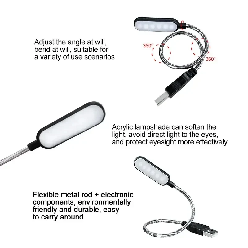 USB LED Leeslamp – Compact Licht voor Noodsituaties