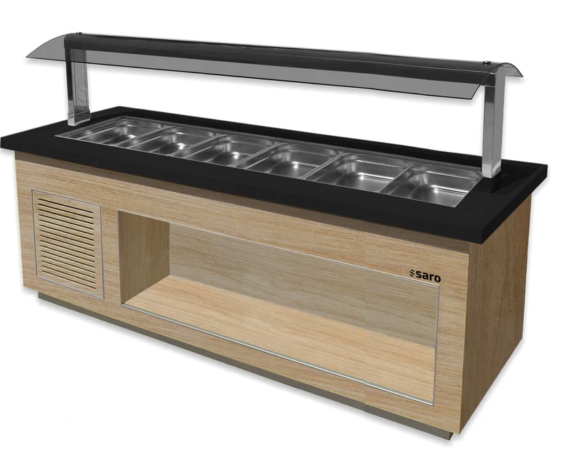Saro Salatbar für 6x 1 / 1 GN, PREMIUM LINE SB-K230 OAK