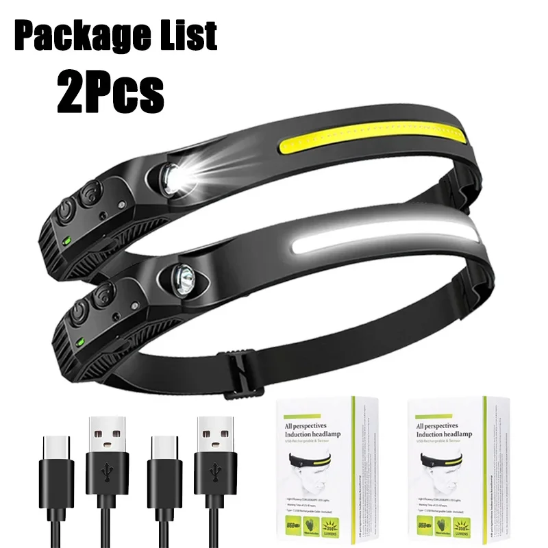 Oplaadbare LED Nood Hoofdlamp – Handsfree Licht bij Stroomuitval