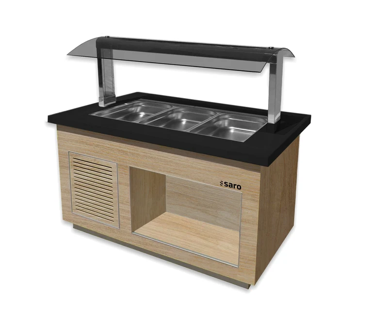 Saro Salatbar für 3x 1 / 1 GN, PREMIUM LINE SB-K130 OAK