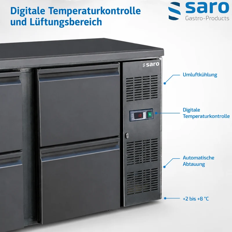 Saro Barkühler mit 3 x 2 Schubladen, BC 3100-S6