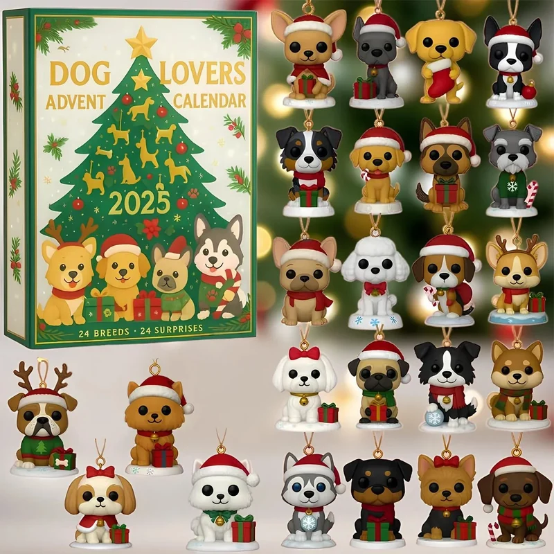 Pawfect | 2025 Grappige Honden Adventkalender Feestcadeau