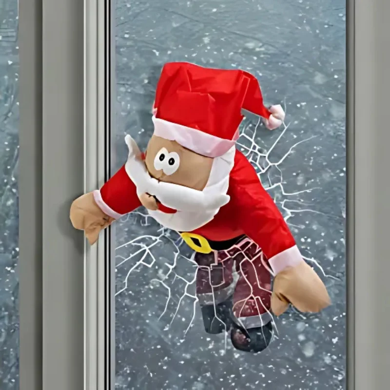 WindowFest | Kerstvensterdecoratie Santa Rendier Feestdecoratie
