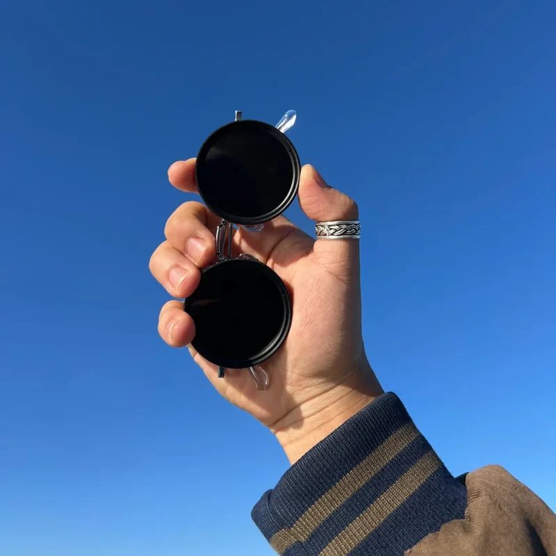 ShadowSunglasses | Zonnebrillen met Zwarte Lenzen Stijlvolle UV-bescherming Mode