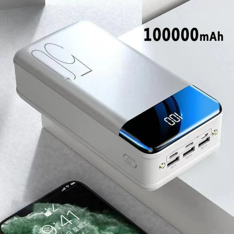 Batterij 30000mAh - Snelle Oplading - VoltTitan