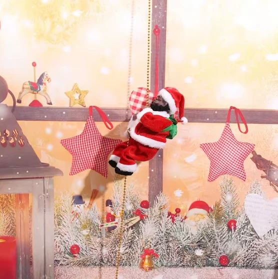 SantaClimb | Santa's Muzikale Klim Feestdecoratie Interactief Speelgoed