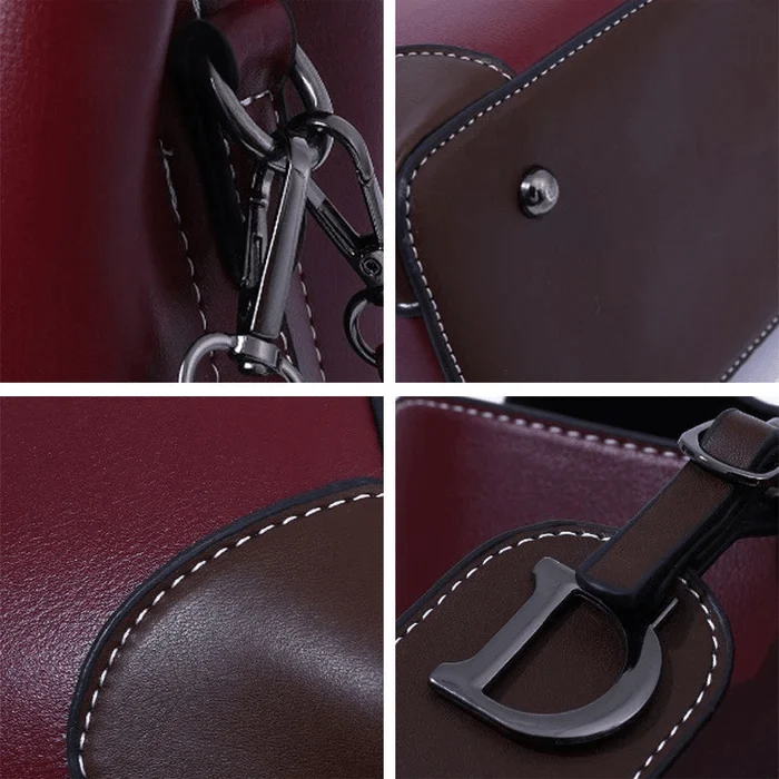 AllureLuxe | Elegante Leren Schoudertas Stijlvol Ontwerp