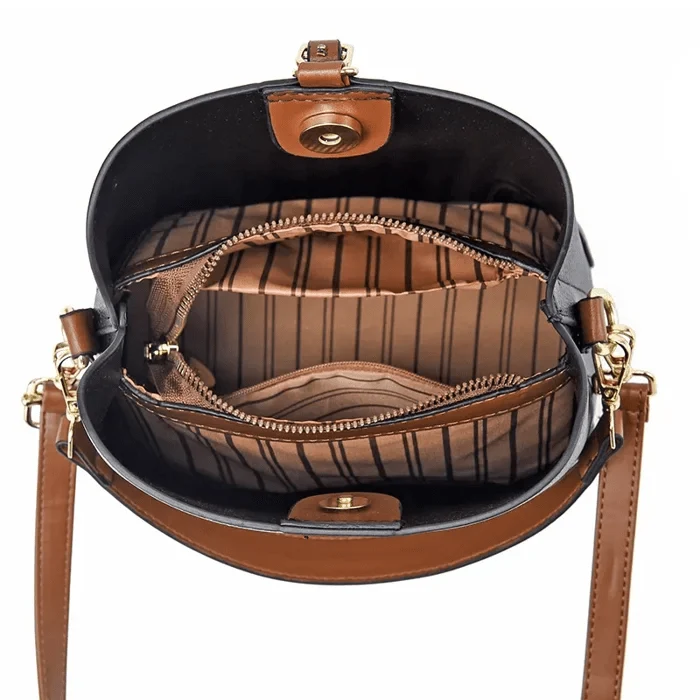 AllureLuxe | Elegante Leren Schoudertas Stijlvol Ontwerp