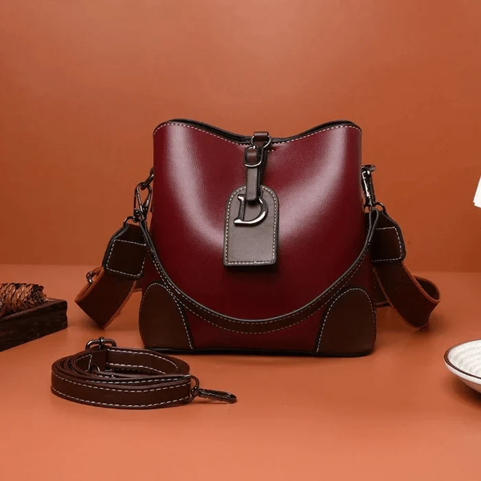 AllureLuxe | Elegante Leren Schoudertas Stijlvol Ontwerp