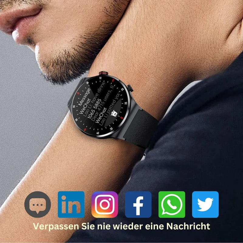 LuxuraWatch - De Stijlvolle en Functionele Smartwatch