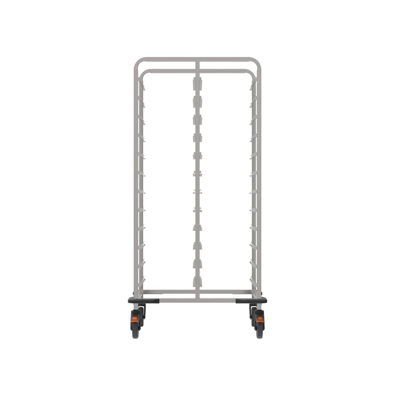 Rieber Tablett-Regalwagen 2x1/1 – Stoßecken
