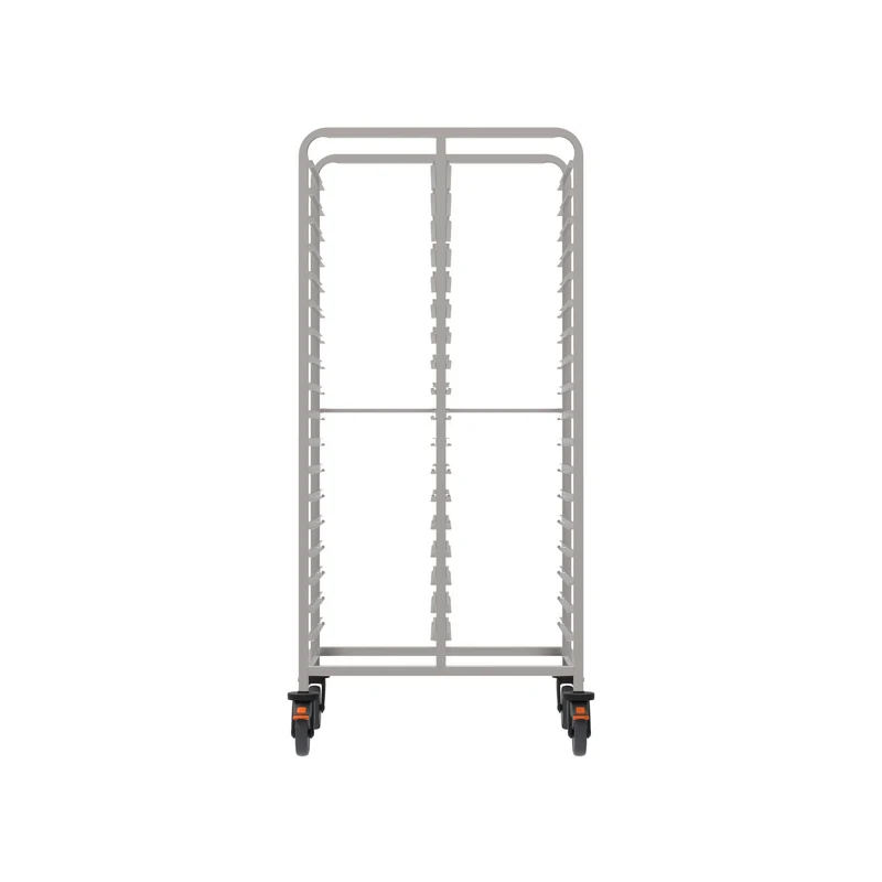Rieber GN-Regalwagen für GN 1/1; 2/3; 1/3; 2/8 mit Abweiserrollen