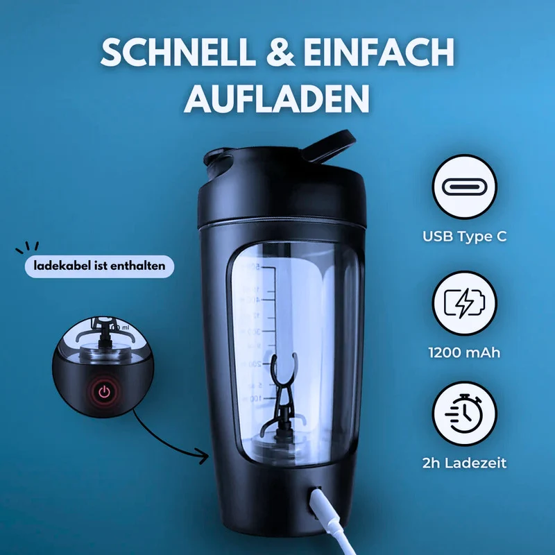 MixMaster Shaker Bottle | 100% klontvrij, lekvrij & BPA-vrij oplossing