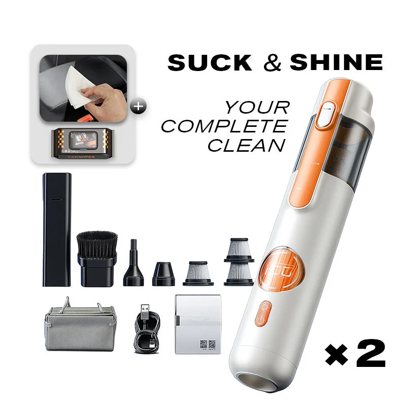SwiftClean Handstofzuiger | Moeiteloos schoonmaken met 5 veelzijdige accessoires