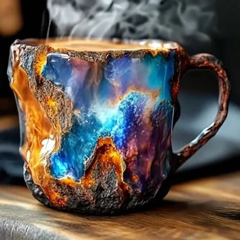 CrystalBrew Koffiemokken | Elegante mineralen kristallen mokken voor een unieke koffie-ervaring