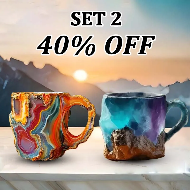 CrystalBrew Koffiemokken | Elegante mineralen kristallen mokken voor een unieke koffie-ervaring