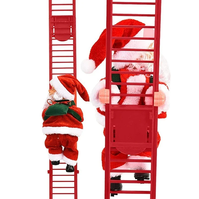 KerstKlim Muzikale Ladder | Betoverende kerstdecoratie met vrolijke muziek