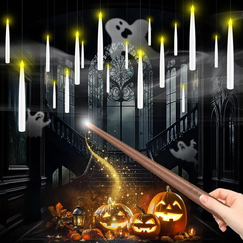 LumiGlow LED Kaarsen Set | Vlamloze hangende kaarsen met afstandsbediening voor sfeervolle decoratie