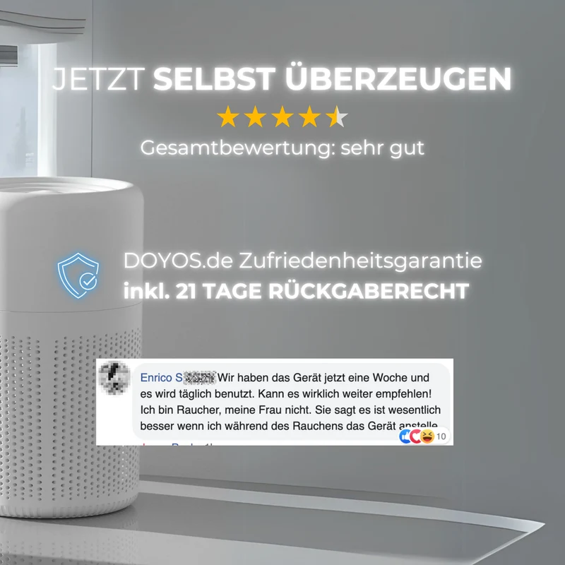 LuftGenius Luchtreiniger | Effectieve luchtzuivering voor een gezond binnenklimaat