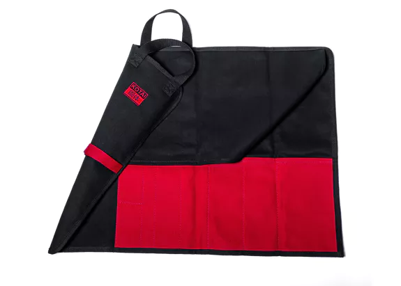 Messertasche für 7 Messer aus Segeltuch m. Baumwollfutter