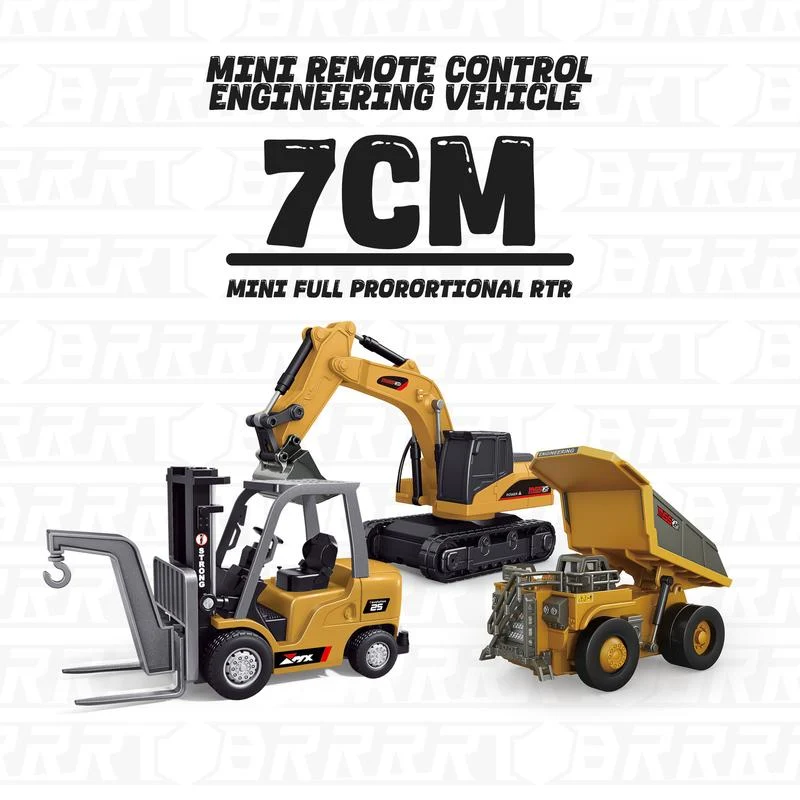 BuildMaster Mini RC Set | Leuk bouwvoertuigen voor eindeloze speelavonturen