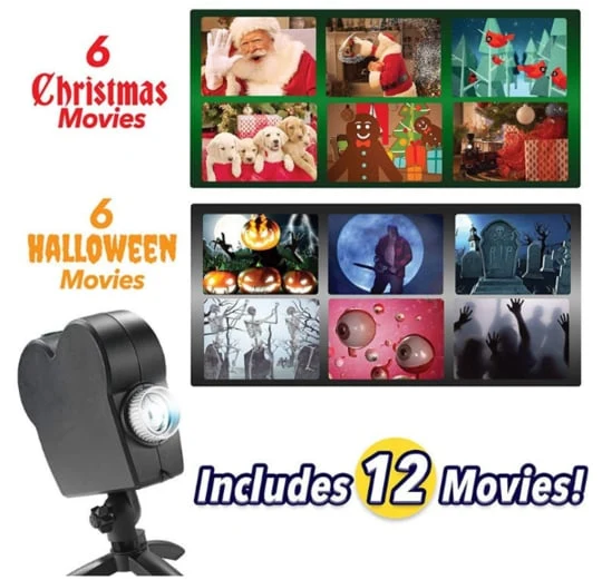 SpookGlow Holografische Projector | Transformeer je ruimte met betoverende Halloween-projecties