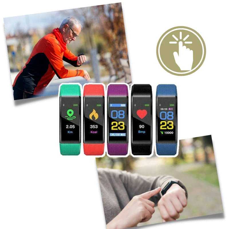 Senioren Smartwatch | Hartslag & Bloeddruk altijd in zicht
