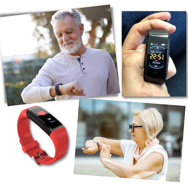 Senioren Smartwatch | Hartslag & Bloeddruk altijd in zicht