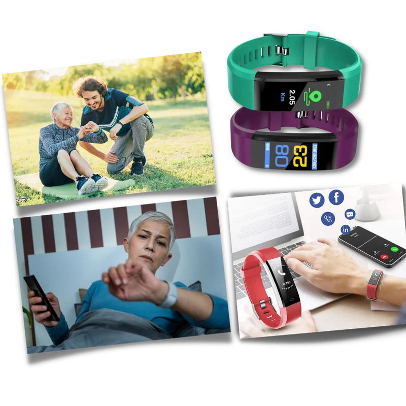 Senioren Smartwatch | Hartslag & Bloeddruk altijd in zicht