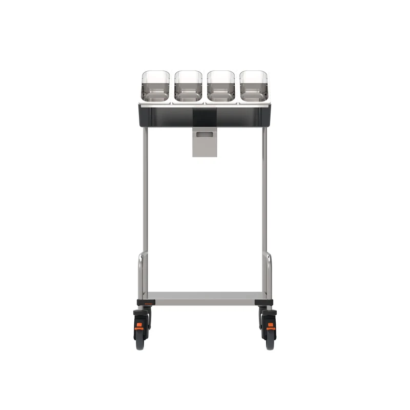 Rieber Tablett- und Besteckwagen mit Serviettenspender