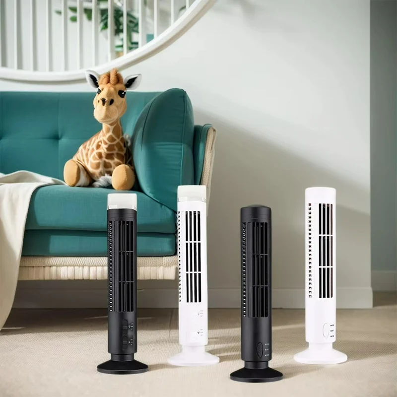 Brisella AirFlow Ventilator | Bladeloos ontwerp met USB-voeding voor stijl en veiligheid