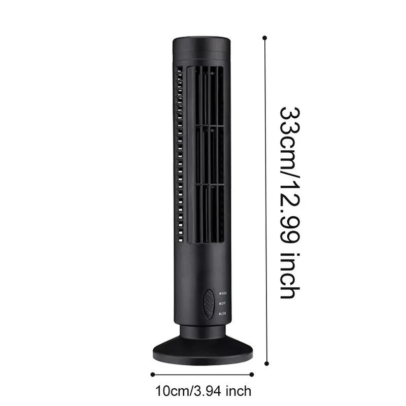Brisella AirFlow Ventilator | Bladeloos ontwerp met USB-voeding voor stijl en veiligheid