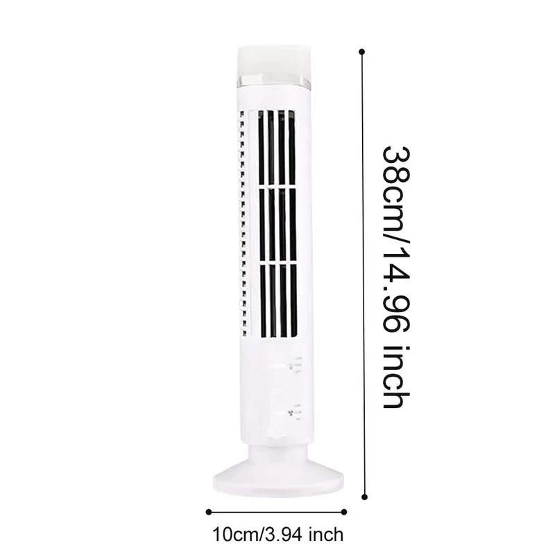 Brisella AirFlow Ventilator | Bladeloos ontwerp met USB-voeding voor stijl en veiligheid