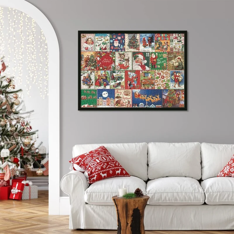 PuzzleJoy Adventskalender Puzzel | Unieke 1000-delige legpuzzel voor dagelijks plezier!