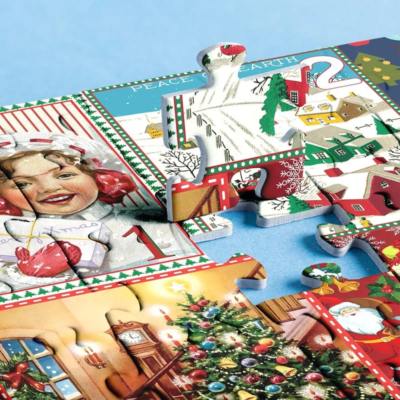 PuzzleJoy Adventskalender Puzzel | Unieke 1000-delige legpuzzel voor dagelijks plezier!
