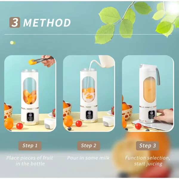 BlendSmart Juicer Blender | Veelzijdig, lekvrij ontwerp met slimme LED voor smoothies, shakes en babyvoeding.