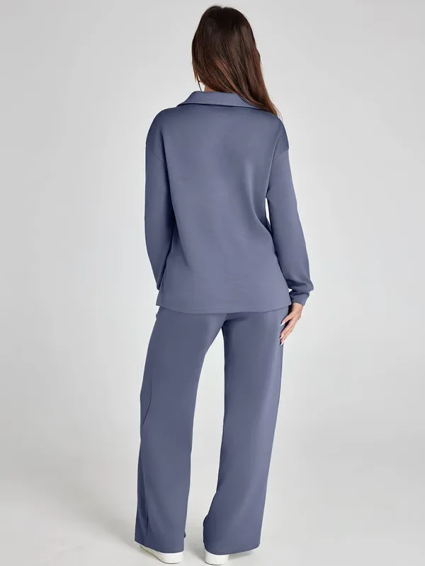 VioletVibe Cozy Hoodie Set | Stijlvolle en comfortabele loungewear voor ultieme ontspanning