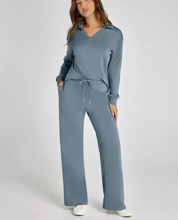 VioletVibe Cozy Hoodie Set | Stijlvolle en comfortabele loungewear voor ultieme ontspanning