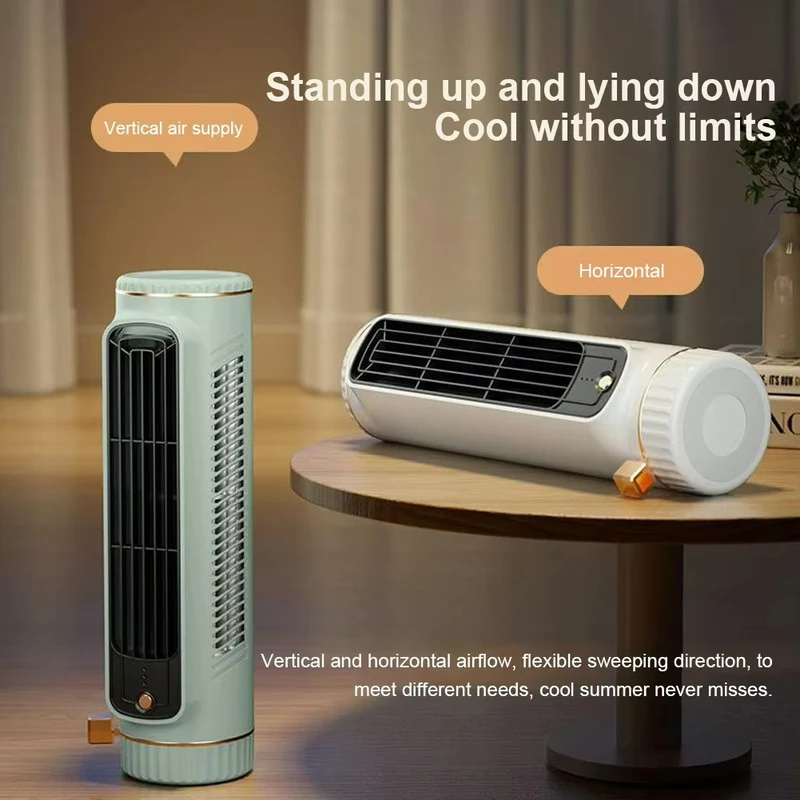 AeroBreeze Bladeloze Ventilator | 360° Luchtcirculatie met IJsverfrissende Bries