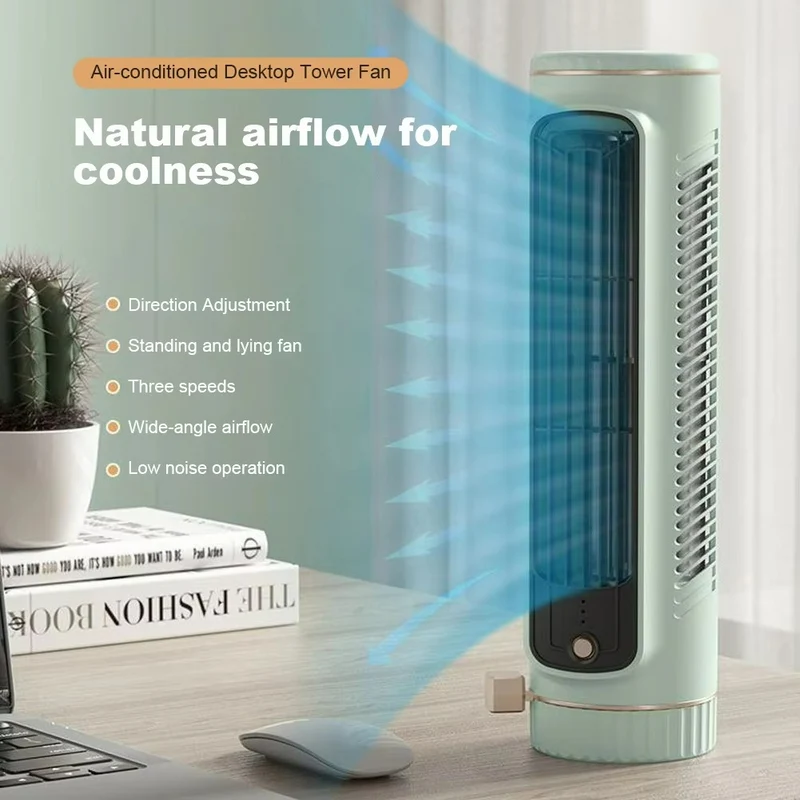AeroBreeze Bladeloze Ventilator | 360° Luchtcirculatie met IJsverfrissende Bries