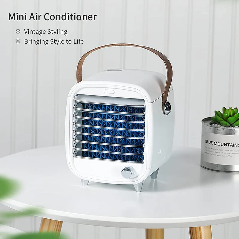 Brisiva AirCool Mini Klimagerät | 3-in-1 Koeling, Bevochtiging & Reiniging voor Thuis en Onderweg