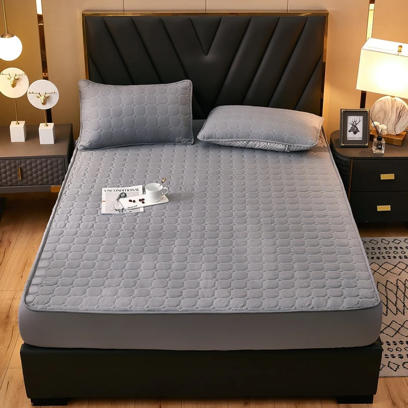 CushioGuard Zijde Matrashoes | Ademend en luxe bescherming voor uw matras