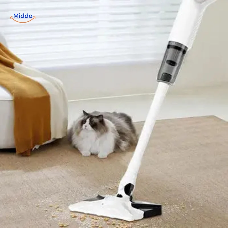 ReinClean MopVac™ | Draadloze stofzuiger met krachtige zuigkracht & effectieve mijtenverwijdering!